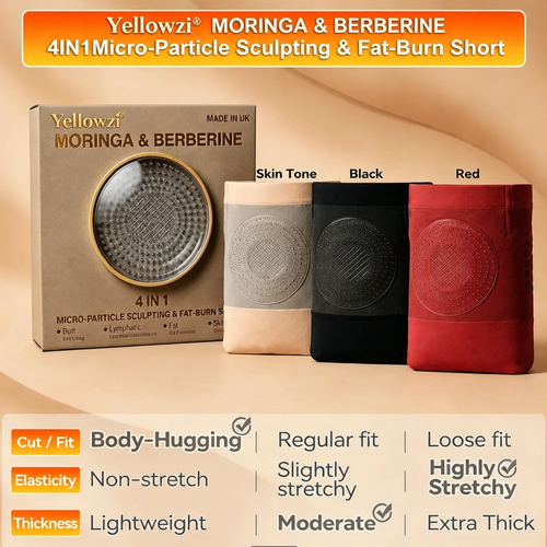 🎖️𝐎𝐟𝐟𝐢𝐜𝐢𝐚𝐥 𝐁𝐫𝐚𝐧𝐝 𝐒𝐭𝐨𝐫𝐞 |Yellowzi® ✨ Fat Burn Shapewear Shorts