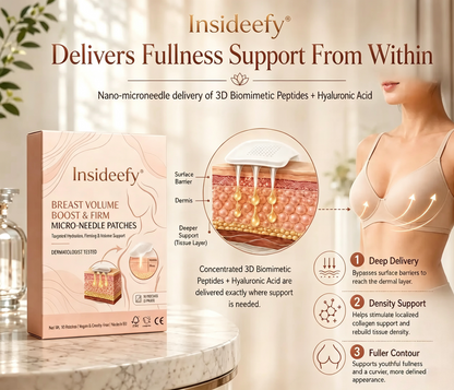 🔥🥇Insideefy® Targeted Breast Enhancement Advanced Nano Microneedle Patch